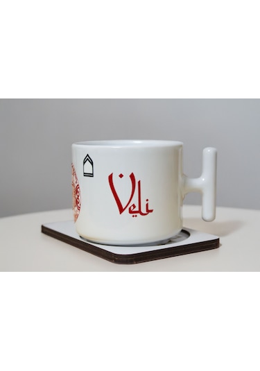 Kişiye Özel Kabartmalı Kupa Bardak Beyaz - Beyaz