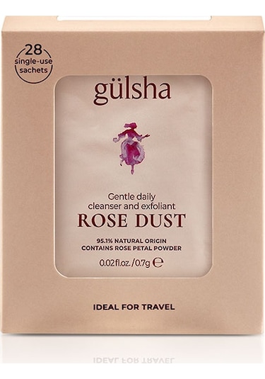 Gülsha Sachet Arındırıcı Gül Tozu Tek Kullanımlık 28 Adet