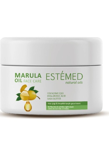 Estemed İnce Çizgi &   Gece Bakım Kremi & Marula Night Cream 50ml