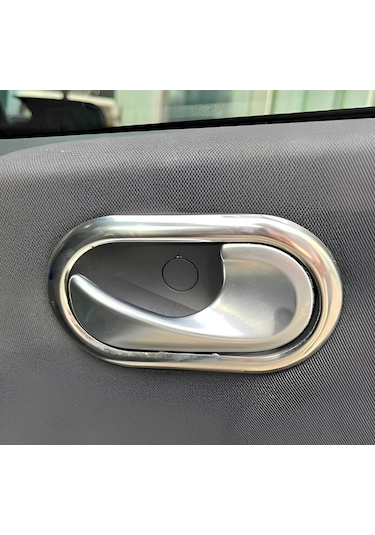 Ebal Otomotiv Renault Clio 3 HB Krom İç Kapı Kolu Çerçevesi 4 Parça 2006-2013
