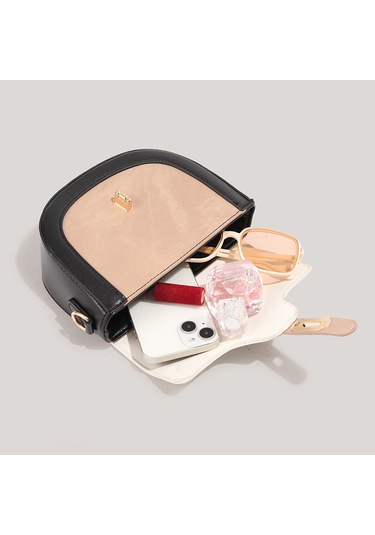 Charhp&kejnt Kontrast Renkli Çanta Çok Yönlü Çapraz Askılı Çanta Tek Omuz Koltuk Altı Eyer Çantası Diğer