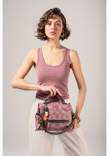 Ççs Kadın Omuz Çantası Ccs18030 Pembe Pembe