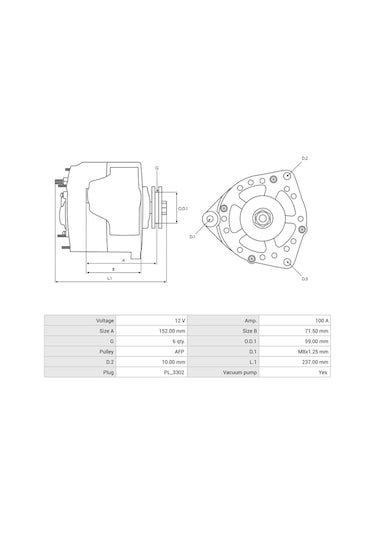 12v Alternatör Dinamo 100 A Hyundaı Accent Iı/getz/matrıx 1.5 Crdı