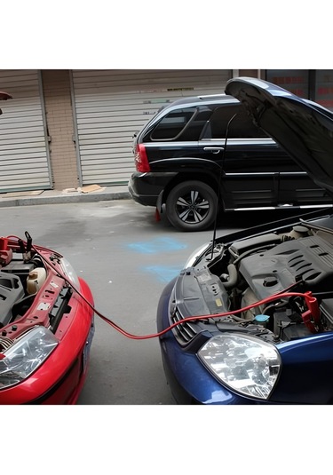 500 AMP Güç Şarj Akü Araba Takviye Başlangıç Bağlantı Kablosu Güç