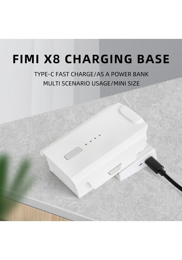 Cbtx Fimi X8 / X8 Se 2018/2020/2022 / 2022 Uyumlu Sunnylife V2 Şarj Tabanlı Çift Yönlü Şarj Yöneticisi Drone Aksesuarları