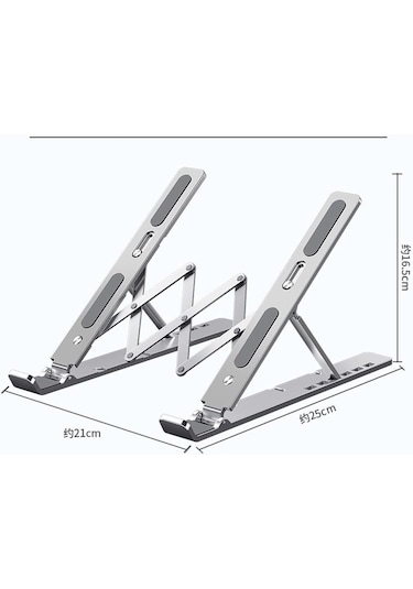 Alfalink Al-20 Alüminyum Ayarlı Notebook + Telefon Yükseltici Stand