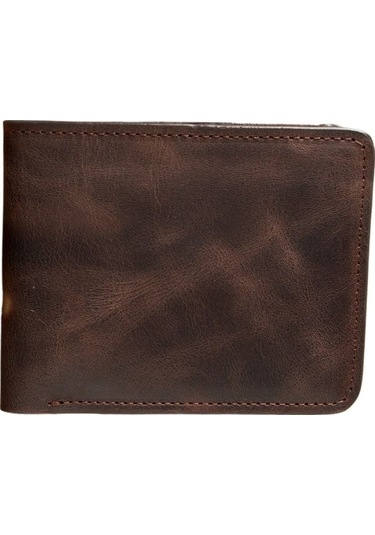 Pier Deri Erkek Cüzdan Acı Kahve Kahverengi