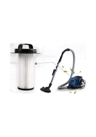 Elektrikli Süpürge Silindir Hepa Filtre Phlps Marathon İle Uyumlu H12