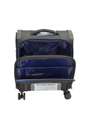 Verage Gm21002-10aw Çekçekli 16,5 İnç Pilot Valiz Siyah