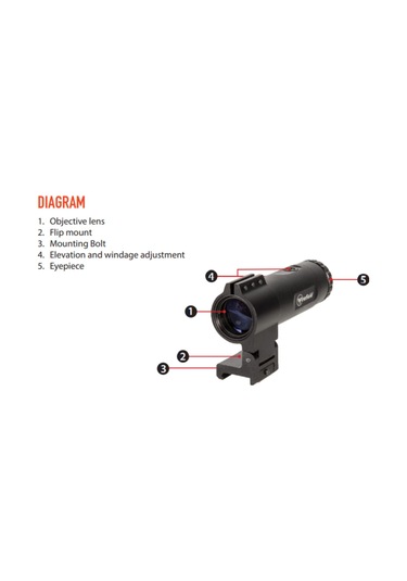 Firefield Diverge 3x Magnifier Yakınlaştırıcı Ff19023 Siyah