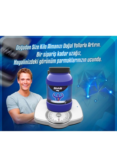 BMB Kilo-Almaya Yardımcı Gıda Takviyesi  2 KG 2000 Gr + Shaker Bardak