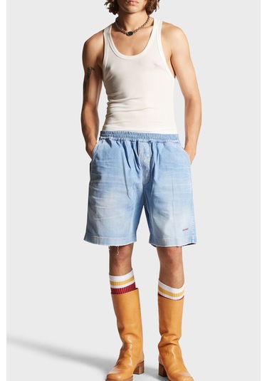 Dsquared2 Erkek Short S74mu0823 S30341 470 Mavi Mavi