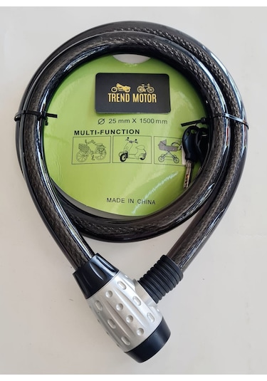 Motosiklet Kilit 25mm Kalınlık - 150 Cm Uzunluk