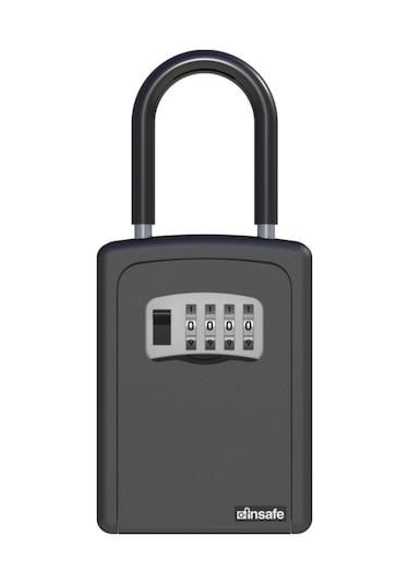 İnsafe Isc802Key Şifreli Çelik Kasa Anahtar Kasası Kutusu Siyah