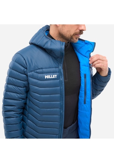 Millet Evole Lt 700 Hm Kapşonlu Kaztüyü Ceket Mıv10559 N0395 Mavi
