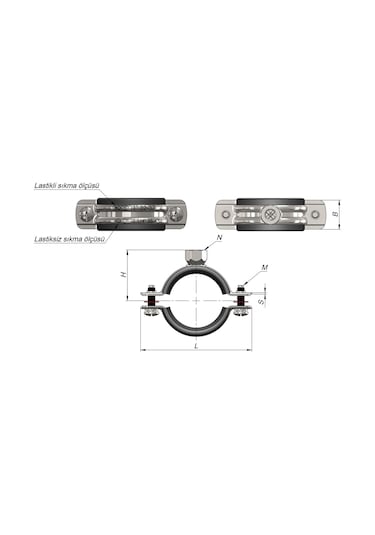 Somunlu Boru Kelepçesi 1&apos Lik Diğer