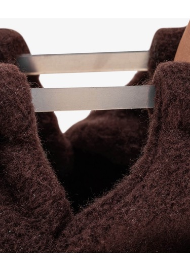 Polar Fleece Kahve Polar Barefoot Patik Kahverengi