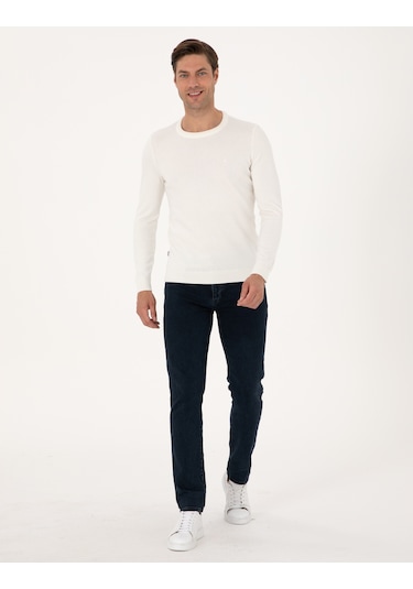 Pierre Cardin Erkek Ekru Kazak /triko 50315509-vr019 Ekru