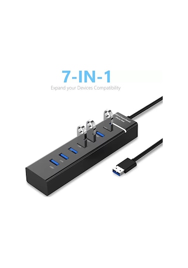 Usb 3.0 High Speed 7 Port Usb Çoklayıcı 5gbps Hub