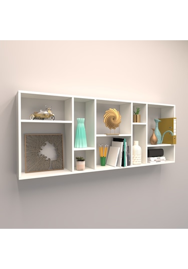 Rafkestir Antissa Duvar Rafı Beyaz ( Mat )