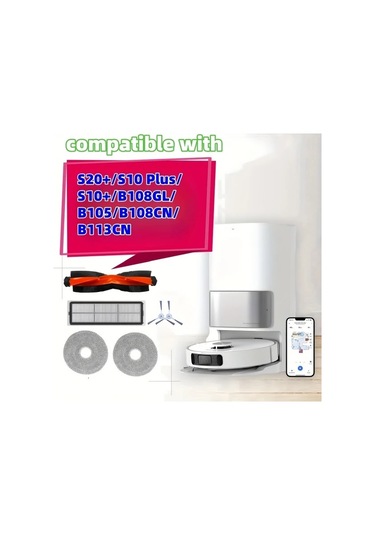 Motion003 16 Adet Xiaomi Robot Süpürge Aksesuarları S20 S10 Plus B108gl B105 B108cn B113cn U