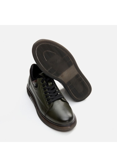 Hotiç Hakiki Deri Haki Erkek Günlük Ayakkabı 02ayh292840a880 Haki