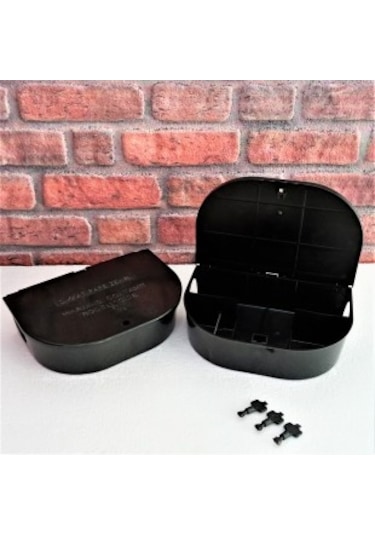 Fare İstasyonu 3  Adet Fare Kabı Fare Yem Kabı Fare Zehir Kabı