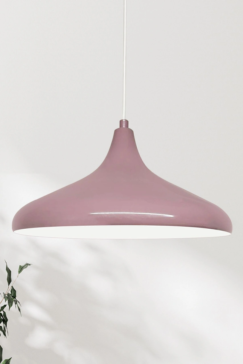 Champion Lila Tekli Avize Kafe Iç Mekan Salon Oturma Odası Mutfak Yatak Odası Sarkıt Modeli Lila