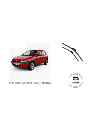 Corsa B ön cam  Silecek seti (1993-2000) arası