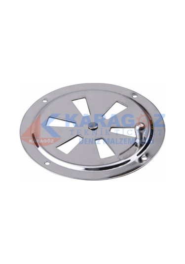 KROM YUVARLAK KELEBEK HAVALANDIRMA 100mm