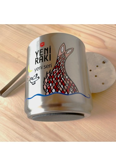 Çelik Buz Kovası Beril Ateş Buz Kovası Kapaksız Model