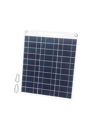 Mufunye 13w 5v Güneş Paneli, Çift Usb Çıkışı İle Outdoor Kamp Çanta Güneş Şarj Cihazı Ip65 Su Geçirmez