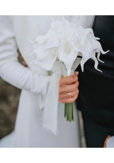 Gelin Buketi 30 Adet Islak Gala Gelin Çiçeği Damat Yaka Çiçegi