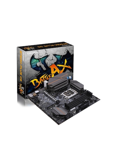 Colorful Battle-AX B760M-Plus D5 V20 Intel B760 6800 MHz (OC) DDR5 Soket 1700 mATX Anakart
