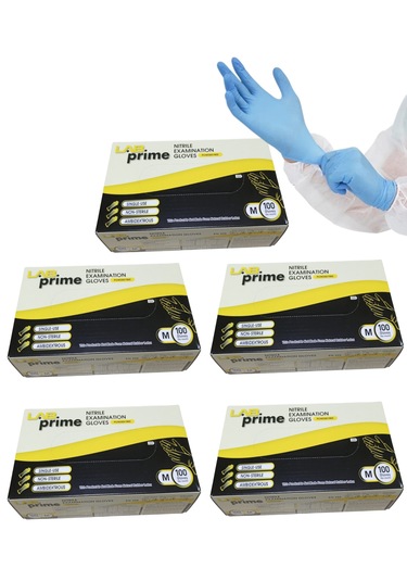 Nitril Eldiven - M Beden 100'lü Kutu X 5 Adet