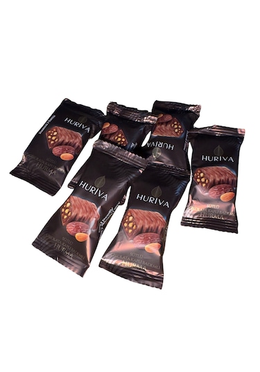 Huriva Sütlü Çikolatalı Bademli Hurma Barı 500 G
