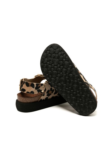 Terlik Kadın Felına G106330 Genuins Vegan Leopard Vegan Leopard