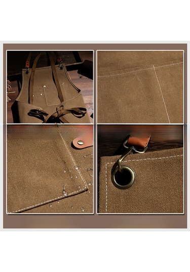 Yuntech01 Mutfak Ve Kahve Dükkanları İçin Suya Ve Yağa Dayanıklı, Estetik Tasarım, Özel Yazı Baskılı Çalışma Apronu - Mavi