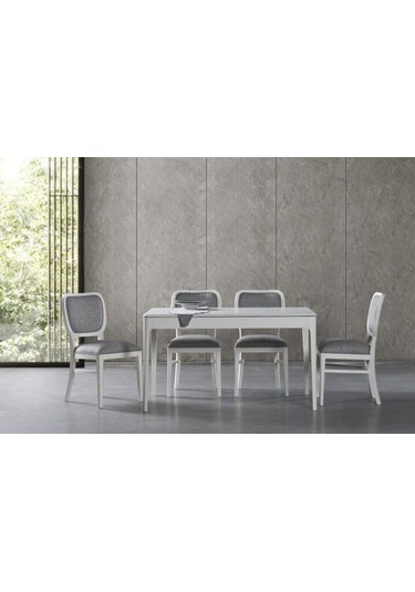 Urbanis Açılır Yemek Masası 170'lik Beyaz