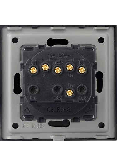 Dealuxx Cam Çerçeveli 3 Tuşlu Anahtar 194482433