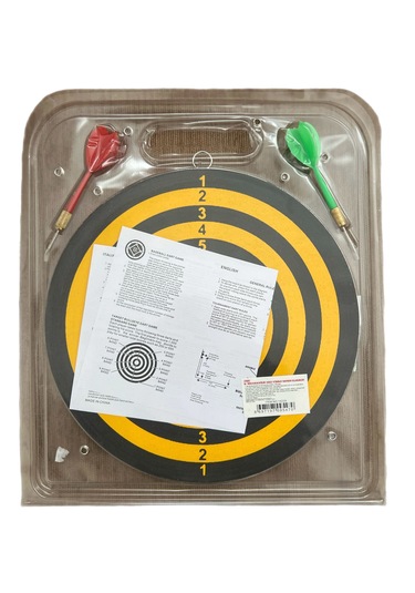 Alp İğneli Rakamlı Çift Taraflı Dart 24 Cm 2 İğne