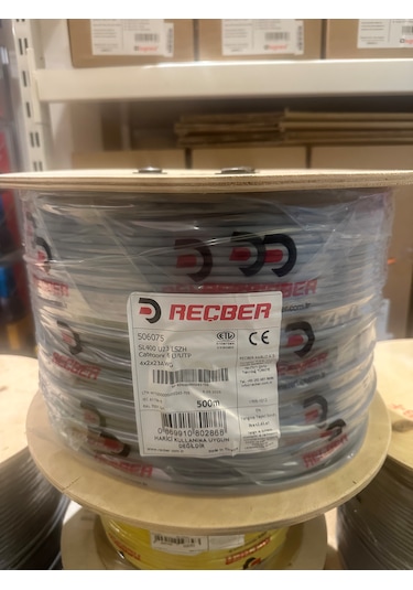 Reçber Cat 6 H.f. U/utp Sl400 23 Awg 500 M. Makara Gri