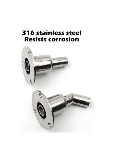 Monyee 316 Paslanmaz Çelik Deniz Ve Karavan Dizel Park Heaterı Eşzamanlı Ekzos Borusu 22mm Dirsekli Uç