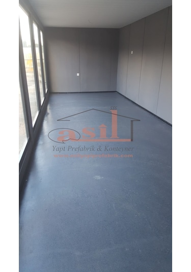 36 M² Tek Oda WcMutfaklı Dış Betopan İç Pvc Konteyner