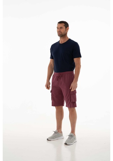 AR-MA Arma Erkek Regular Fit Kargo Cepli Parça Boyama Şort 001