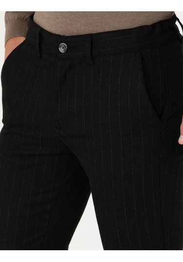 Pierre Cardin Erkek Siyah Pantolon Kanvas-chino 50278471-vr046 Siyah