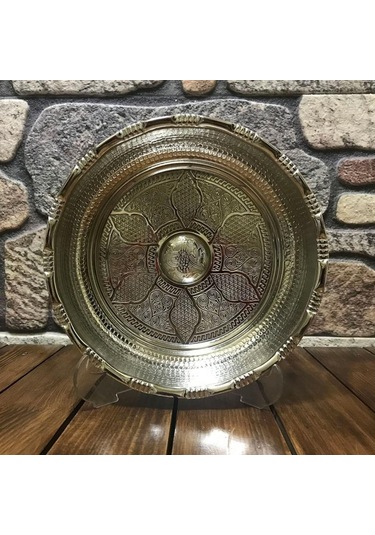 Nikelajlı Bakır Hamam Tası 20 Cm Gümüş