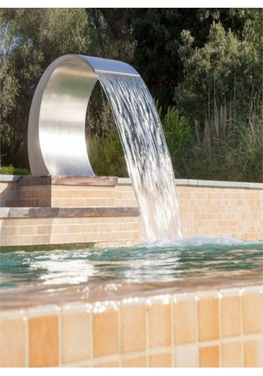 DEV PASLANMAZ 500x1000 mm Lüks Model Havuz Şelale AISI 316 Kalite