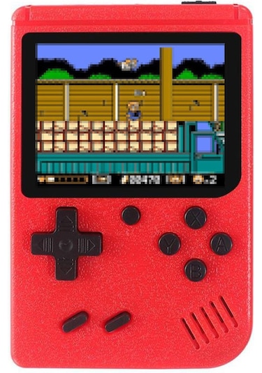 Taşınabilir El Mini Oyun Konsolları Gamepad İle 3 İnç Tam Renkli Ekran Dahili 800 Retro Oyun 1020mah Pil Desteği Av Çıkışı