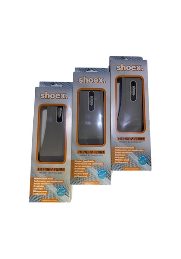 Ayakcenter Shoex Gri Memory Foam Insole Ayakkabı Tabanlık Gri